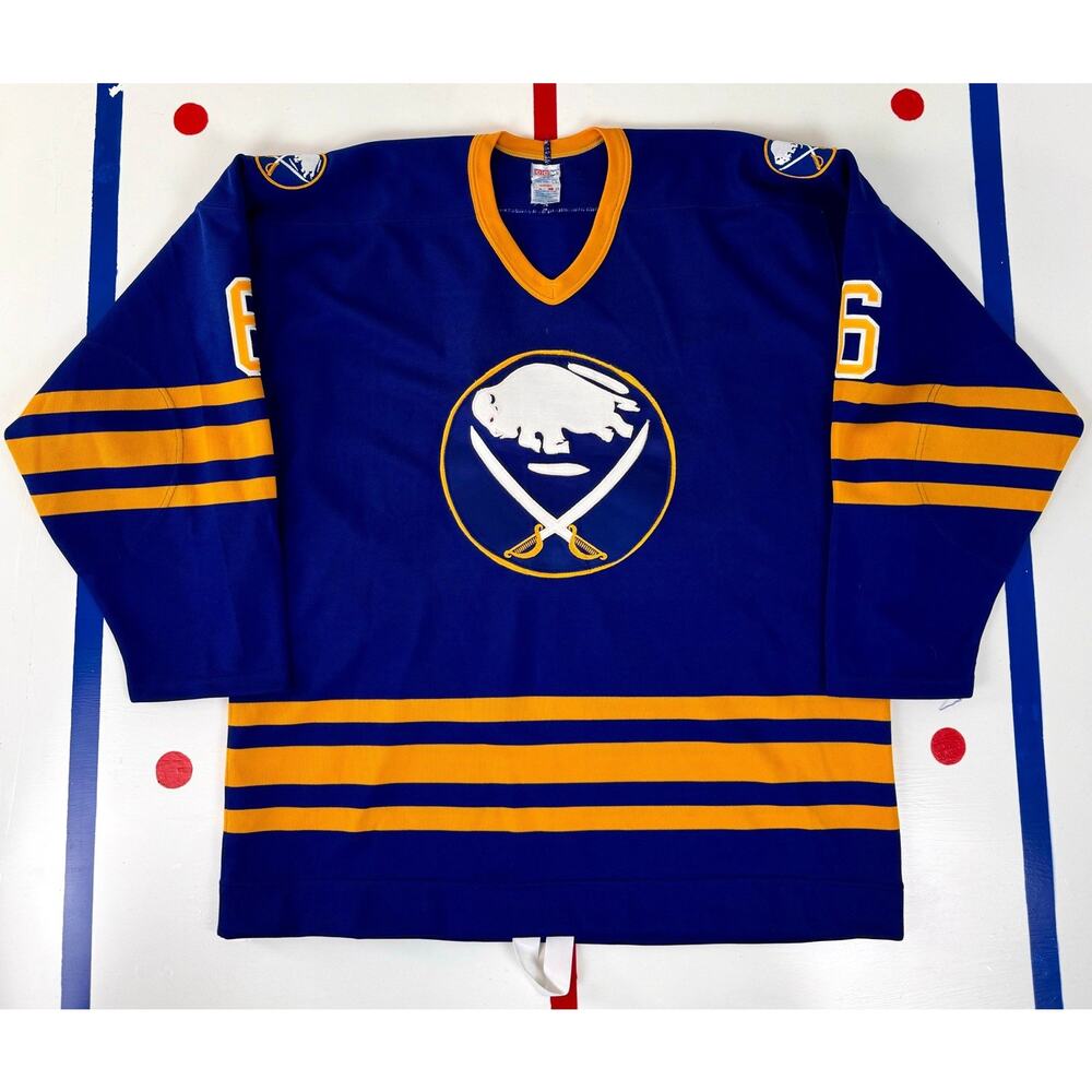 Buffalo Sabres Phil Housley Vintage Authentic Team Issued 1984 Hockey Jersey 52